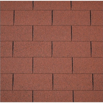 Onduline Bardoline TOP obdélník mix červená 1 m²