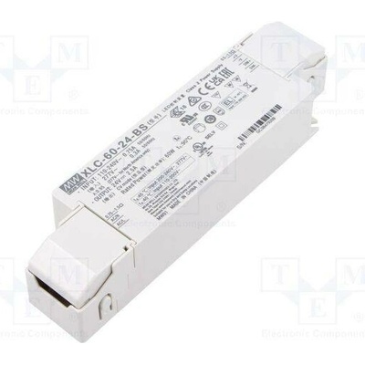 MEAN WELL XLC-60-24-BS Napájecí zdroj: spínaný; LED; 60W; 24VDC; 0÷2,5A; 155÷400VDC; OUT: 1