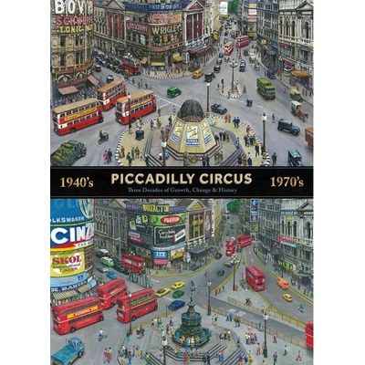 GIBSONS Piccadilly Circus napříč desetiletími 1000 dílků