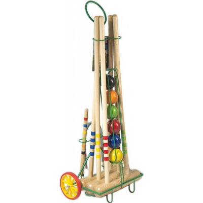 Lucio Londero Kroket 10504 pro 4 hráče kovový vozík