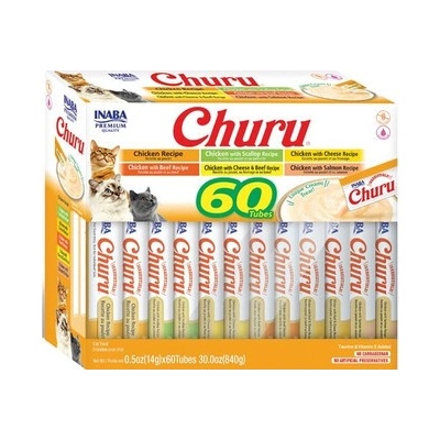 Churu Cat BOX Chicken Variety 60 x 14 g – Zbozi.Blesk.cz