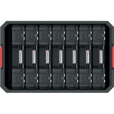 Prosperplast Modulární přepravní box se 7 organizéry Organization Solution KMS553520R7-S411