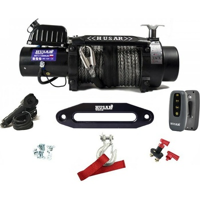 HUSARWINCH Naviják Husar Winch BST S 14000, 24V, Syntetické lano