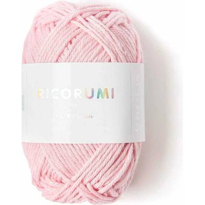 Rico Design Bavlnená háčkovacia priadza Ricorumi dk odtieň 011 svetlo ružová - 1 ks
