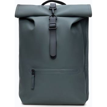 RAINS Градска раница Rains Rucksack Rolltop 17 l dark grey