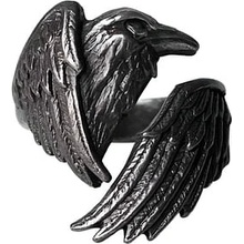 Alchemy Gothic Prsteň vrana R250Q T