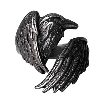 Alchemy Gothic Prsteň vrana R250L N