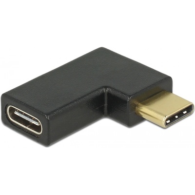 Delock Преобразувател USB 10 Gbps Type-C мъжки женски 90 градуса ляво / дясно 65915 (65915)