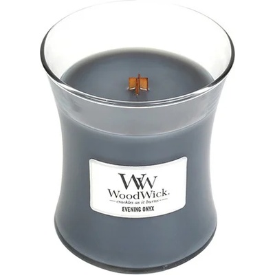 WoodWick Evening Onyx ароматна свещ с дървен фитил 275 гр