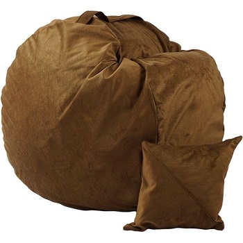 Image 1 of PUFRELAX Комплект Барбарон и декоративна възглавница, 450л (puf-m-mp-pt-ttt)