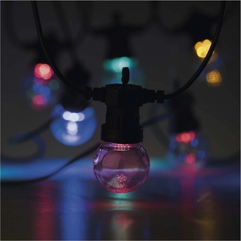 EMOS Lighting LED svetelná reťaz 10× párty žiarovky 5m multicolor