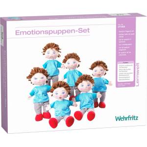 HABA Комплект кукли за куклен театър Haba - Емоции, 6 броя (371650) - baby