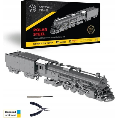 Metal Time Luxusní ocelová stavebnice Polar Steel