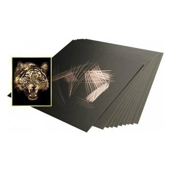 Essdee Škrabací folie zlatá 10 ks