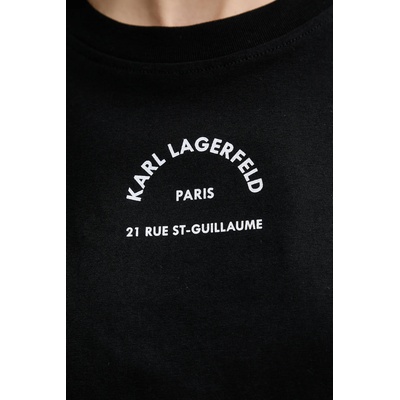 Karl Lagerfeld Памучна тениска Karl Lagerfeld (B1W17032)