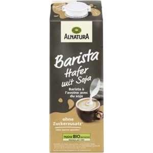 Alnatura Био овесена напитка със соя "Бариста" - 1 л