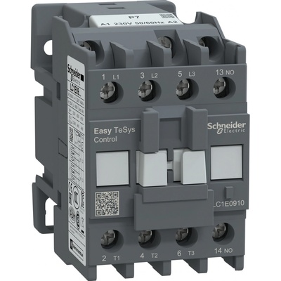 SCHNEIDER ELECTRIC SCHNEIDER Easy TeSys LC1E0910P7 Stykač 3P, AC-3, 9A, 230V AC cívka, 50/60Hz, 1Z LC1E0910P7