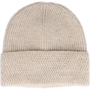 maximo Зимна шапка (beanie) maximo Girl's Beanie m. Umschlag Beanie - Beige Melange - размер 55-57 cm (904-7267-0112)