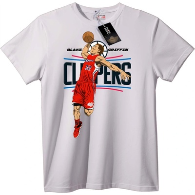 NOONEBRAND Тениска Blake Griffin Clippers Баскетбол - 7XL, Black