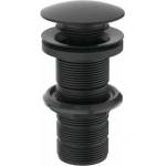Ideal Standard Вентил за умивалник Ideal Standard без преливник, матово черен, отваряем с натискане (E1483XG)
