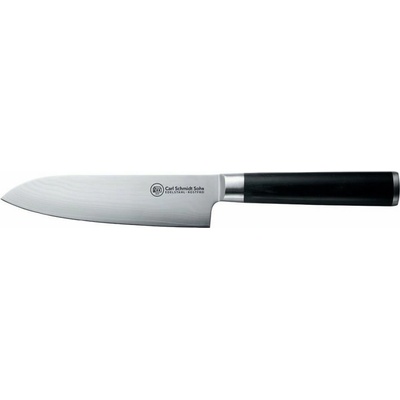 Carl Schmidt Sohn nůž santoku damascénská nerezová ocel 18 cm Konstanz CS-071288
