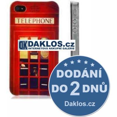 Daklos Plastový kryt pro Apple iPhone 5 5S SE červená telefoní budka – Zbozi.Blesk.cz