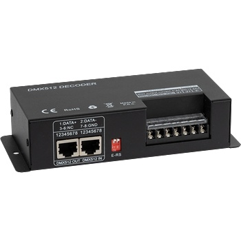 Ultralux Dmx rf ДЕКОДЕР ЗА rgb/rgbw led ОСВЕТЛЕНИЕ, 32А, 12-24v dc, ip20 (dmxrgbw32)