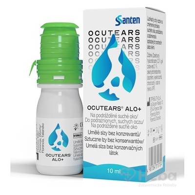 Ocutears Alo+ očný roztok, bez konzervačných látok 1x10 ml
