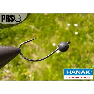 Hanák Tungstenová hlava bez protihrotu Black vel.8 0,6g