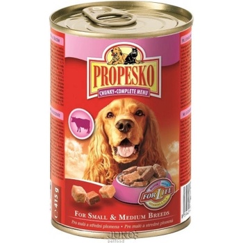 PROPESKO DOG kousky HOV+ZVĚŘ+KUŘE 0,415 kg