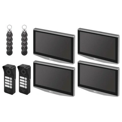 GoSmart Sada videovrátnika IP-750 s 2 vstupmi pre 4 účastníkov