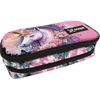 Graffiti Овален ученически несесер Graffiti Xscape - Unicorn (259342)