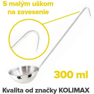 Naberačka kuchynská nerez 12cm/300ml, dĺžka 41cm, kolimax