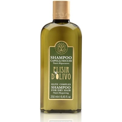 Erbario Toscano Elisir D'Olivo šampón na vlasy s olivovým olejom 250 ml