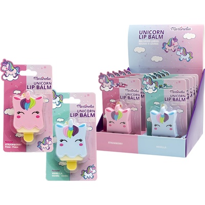 Aquarius Cosmetic Балсам за устни Martinelia - Еднорог ключодържател, асортимент