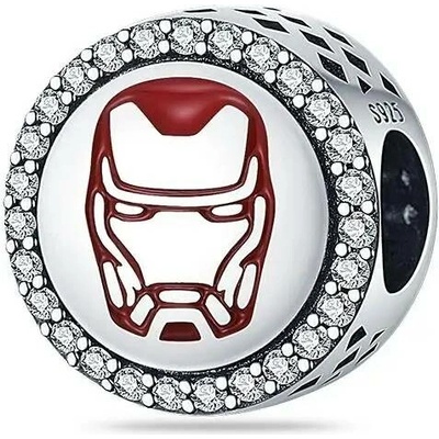 P&J Jewellery Stříbrný přívěsek Hlava Iron Mana SBA09