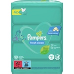 Pampers Мокри кърпички Pampers Fresh Clean - 4 х 80 броя (1007000174) - ozone