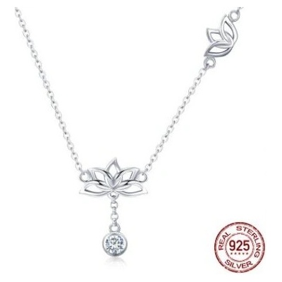 Prošperk Stříbrný řetízek lotos S4060