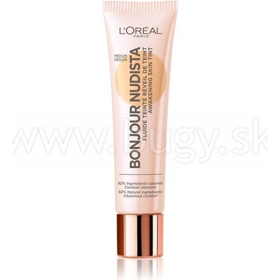 L'Oréal Wake Up & Glow Bonjour Nudista BB krém Medium 30 ml
