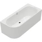Villeroy & Boch Oberon 2.1 ъглова вана, свободностояща, 180x80 см, бяла, дясна, за стенен монтаж, BTW (UBQ180OBN9CR00VD01)
