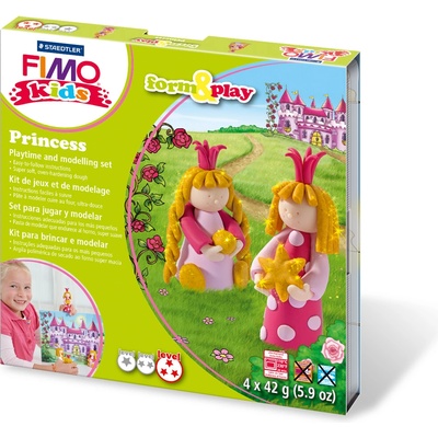 FIMO Комплект глина Staedtler Fimo Kids, 4x42g, Princess (23850-А-PRINCESS)