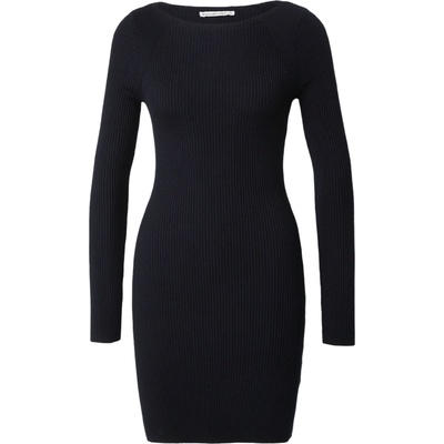 Abercrombie & Fitch Плетена рокля 'RICK' черно, размер L