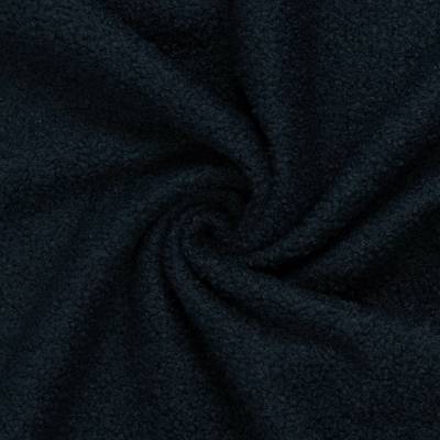 Teddy bouclé fleece - tmavě modrá 597