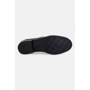 Guess мокасини дамски от кожа BELISO (FLTBSO.LEA14.BLACK)