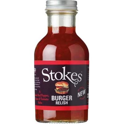 Sydney & Frances burger relish červená paprika a rajčatová salsa 265 ml