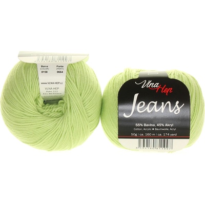 Vlna Hep Jeans světle zelená 8158