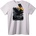 NOONEBRAND Тениска Черен Гарван Луна - XL, White