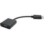 Roline Преходник Roline S3201, от Display Port(м) към VGA(ж), черен (S3201)