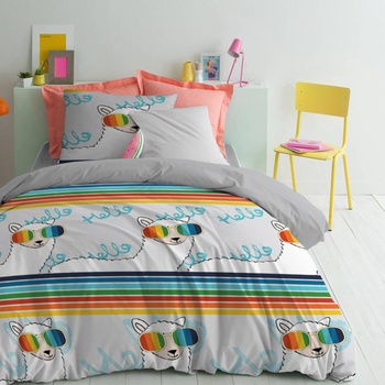 Image 1 of Png Панагюрище Единичен спален комплект Лама 100% памук