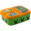 Stor delený plastový box na desiatu Minecraft 40420
